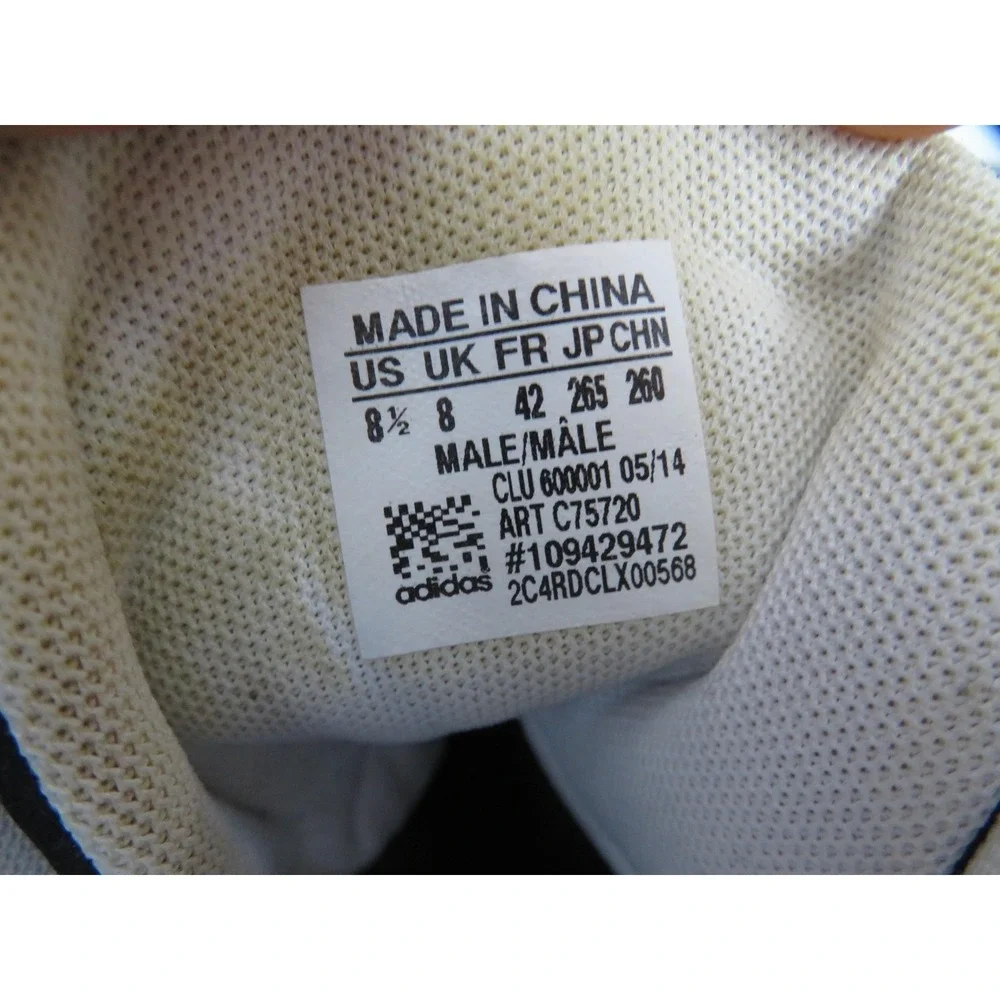 Adidas Derrick Rose 773 III Mens 8.5 Shoe White Black Basketball Sneakers C75720
